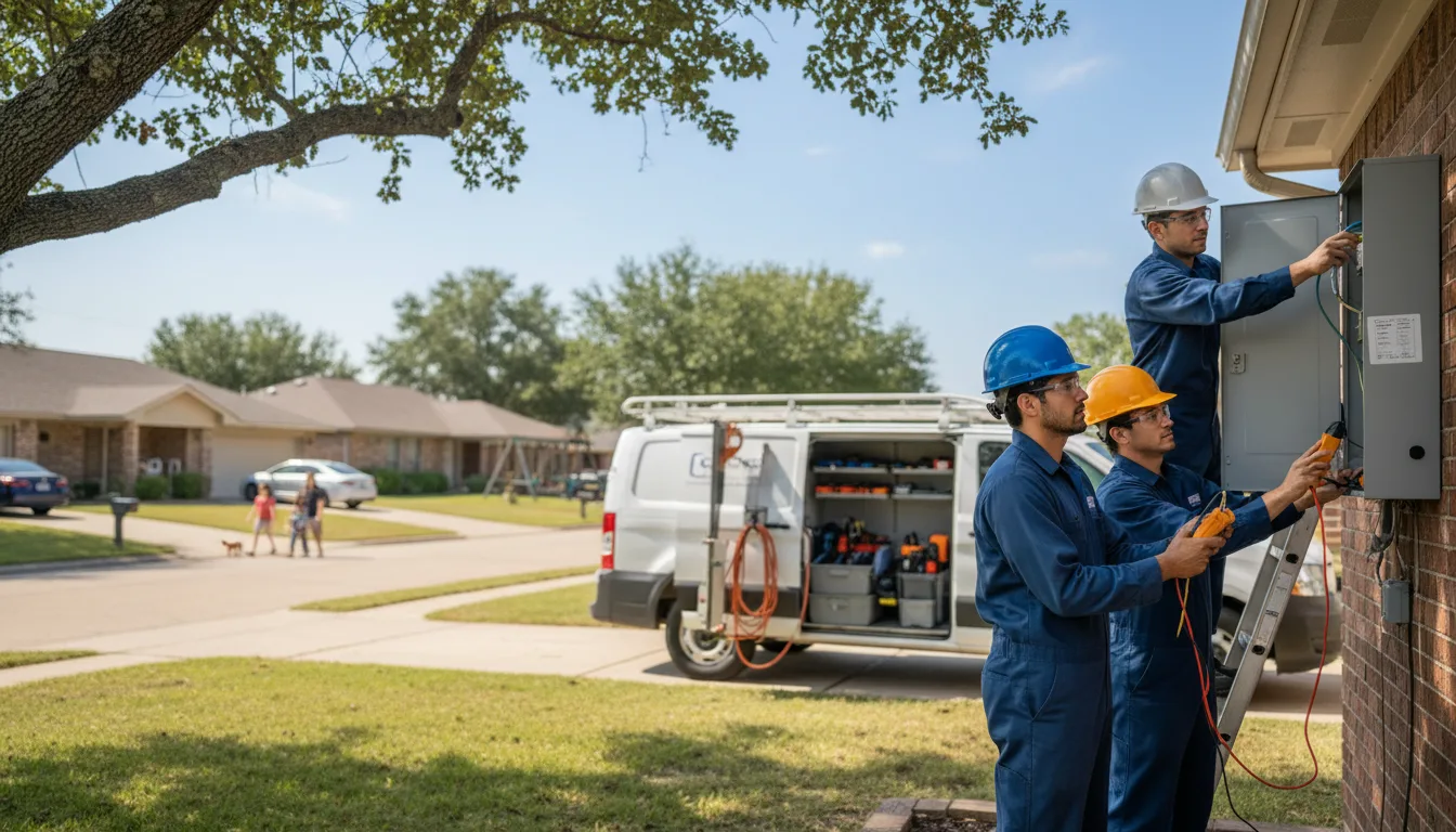 Certified electrician providing emergency electrical services in Sand Springs, OK